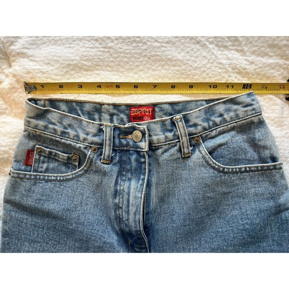 Esprit Relaxed Fit High Rise Jeans Denim Light Wash Tagged Size 3 Sz 0 24 - Picture 8 of 13